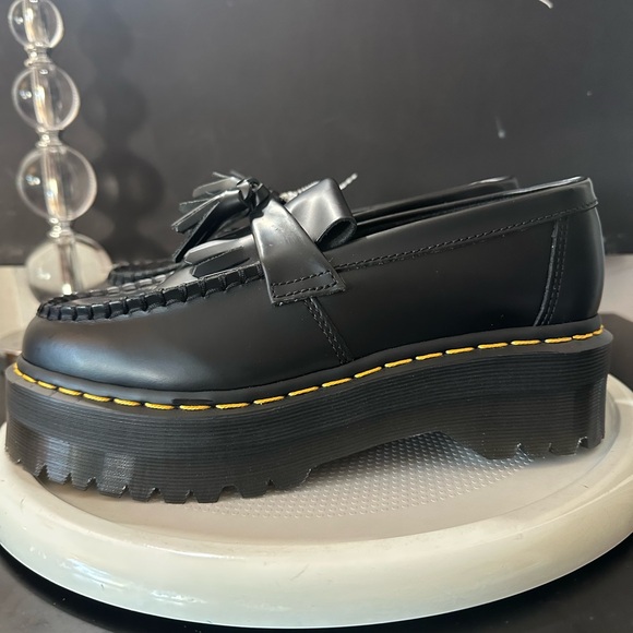 🆕Dr. Martens ADRIAN QUAD PLATFORM Tassel Loafers - Picture 6 of 17
